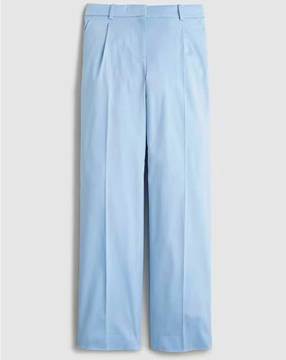 J. CREW NWT Straight-leg essential pant in lightweight chino in Blue // 4